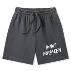 Not Forsaken Christian Washed Shorts