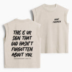 Not Forsaken Christian Women's Washed Tank Top