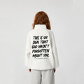 Not Forsoken Christian Half Zip Fleece Sweatshirt