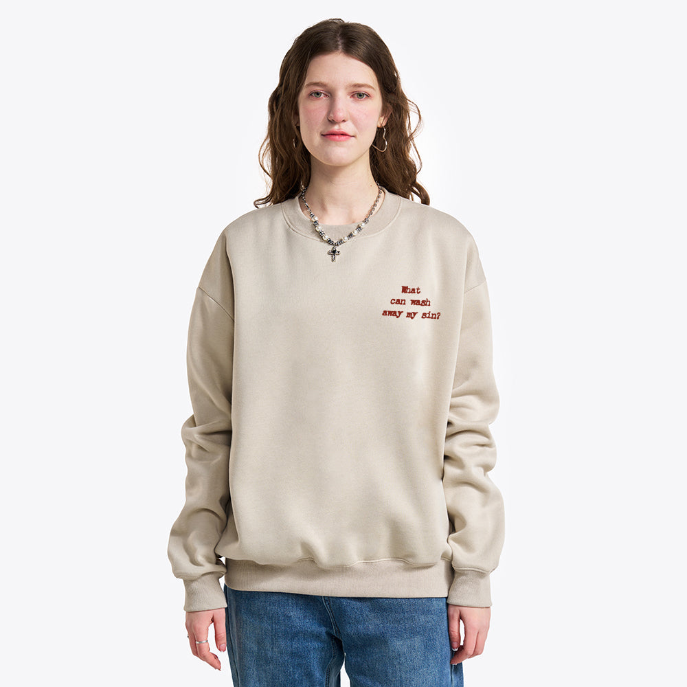 Nothing About The Blood Of Jesus Christian Fleece Sweatshirt