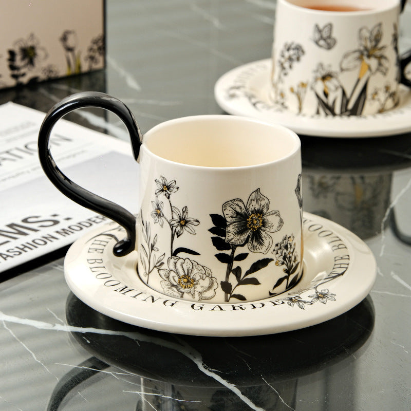Artistic Ceramic Coffee Cup Set