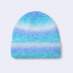 Winter Rainbow Gradient Knit Hat