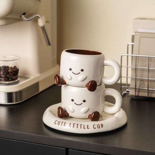 Cartoon Ceramic Coffee Cup Set