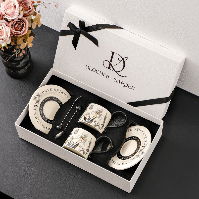 Artistic Ceramic Coffee Cup Set
