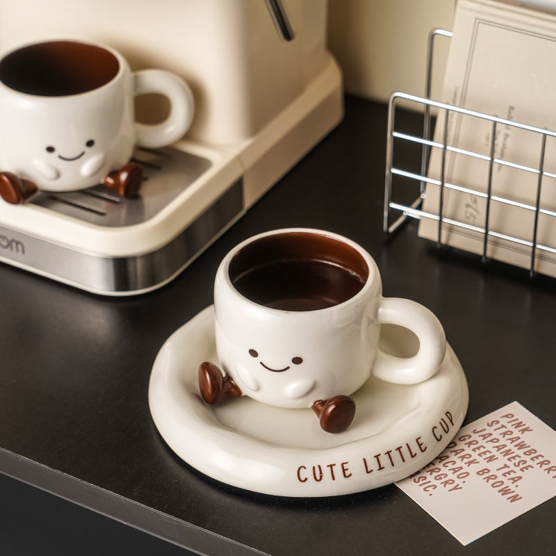 Cartoon Ceramic Coffee Cup Set