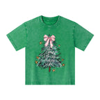 Oh Come Let Us Adore Him Kid Washed T-Shirt