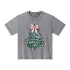 Oh Come Let Us Adore Him Kid Washed T-Shirt