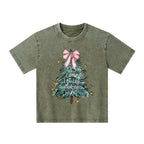 Oh Come Let Us Adore Him Kid Washed T-Shirt
