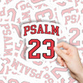 PSALM 23 Christian Stickers