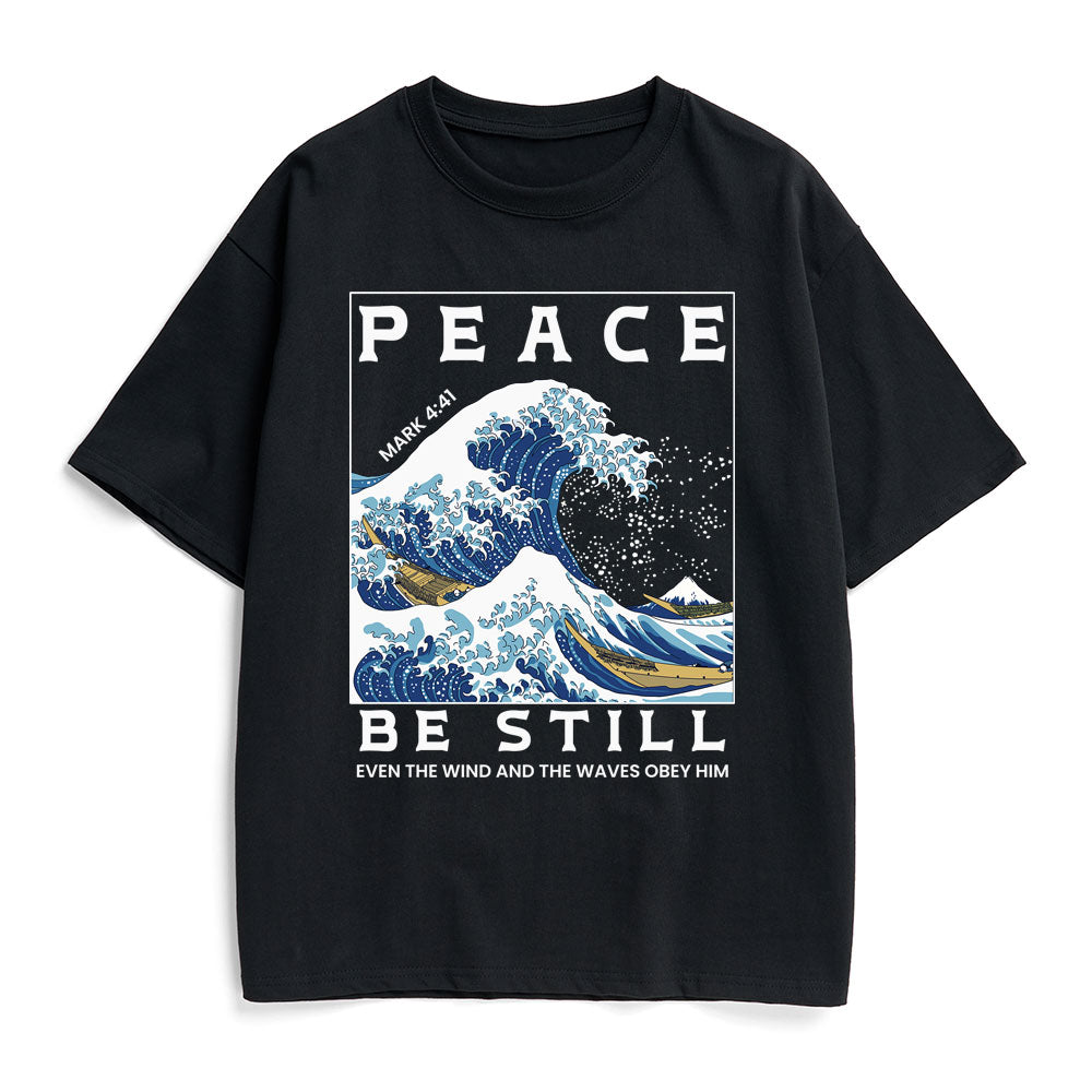 Peace Be Still Christian Heavy Cotton T-Shirt