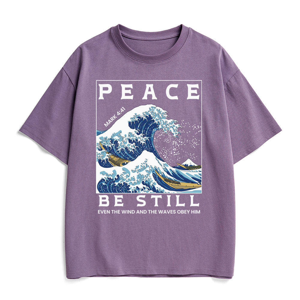 Peace Be Still Christian Heavy Cotton T-Shirt