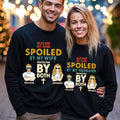 Personalized Blessed By God Spoled By My Wife& Husband Protected By Both Christian Couple Sweatshirt