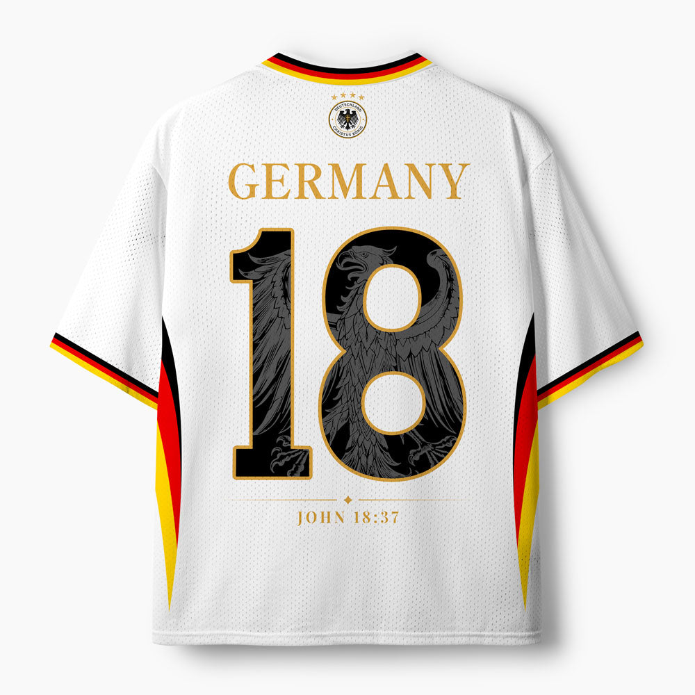 Personalized Christ Is King Christian Mesh Jersey