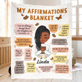 Personalized Christian Bible Verse Affirmations Christian Blanket