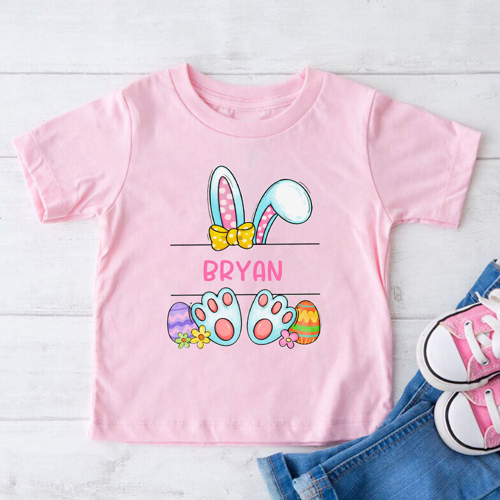 Personalized Easter Rabbit Kids T-Shirt