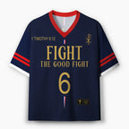 Personalized Fight The Good Fight Christian Mesh Jersey