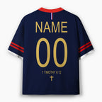 Personalized Fight The Good Fight Christian Mesh Jersey
