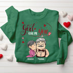 Personalized God Gave Me You Christian Couple Sweatshirt