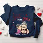 Personalized God Gave Me You Christian Couple Sweatshirt