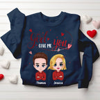Personalized God Gave Me You Christian Couple Sweatshirt