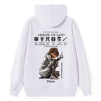 Personalized Name Put On The Full Armor Of God Christian Hoodie