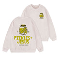 Pickles And Jesus Christian Washed Sweatshirt