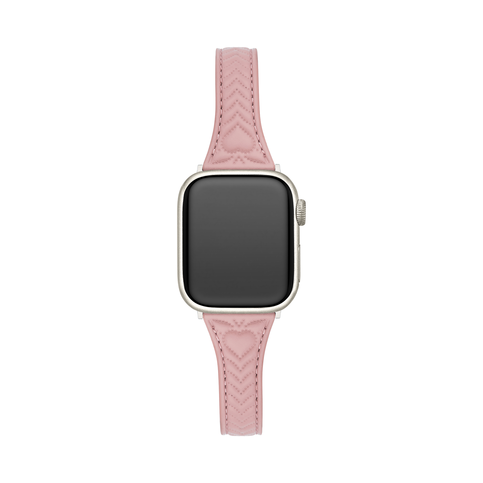 Heart Stitched Leather Watch Band for Apple Watch