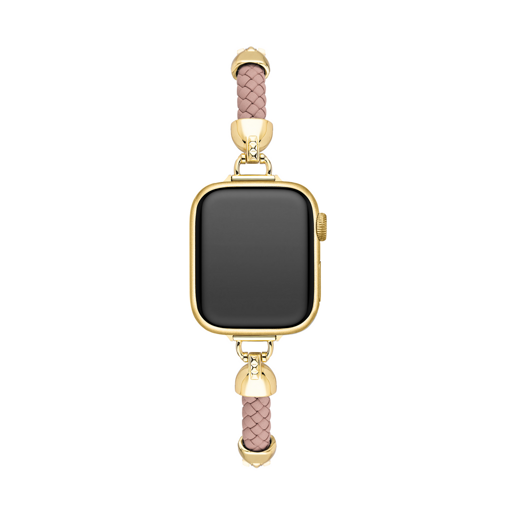Slim Woven Metal Watch Band for Apple Watch