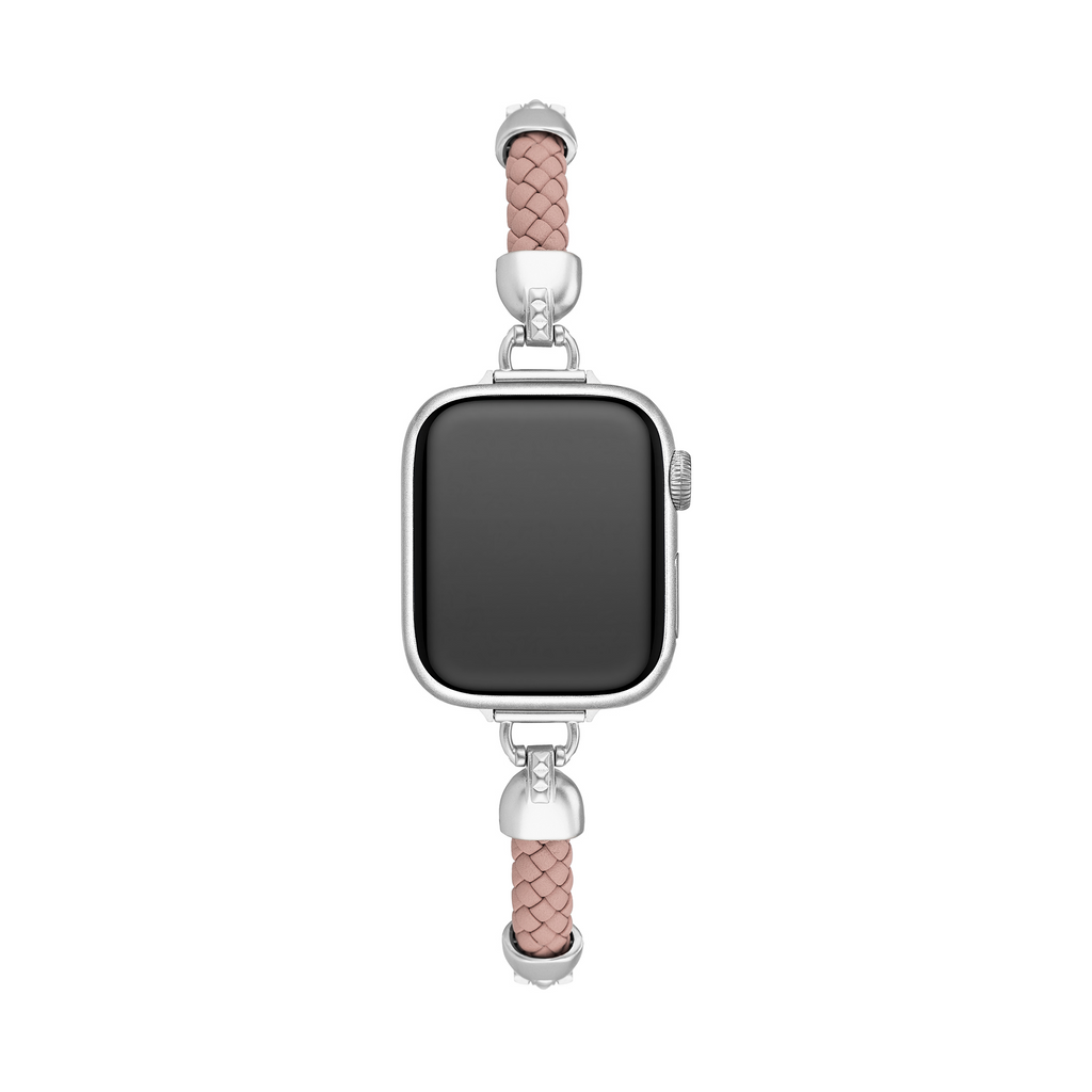 Slim Woven Metal Watch Band for Apple Watch