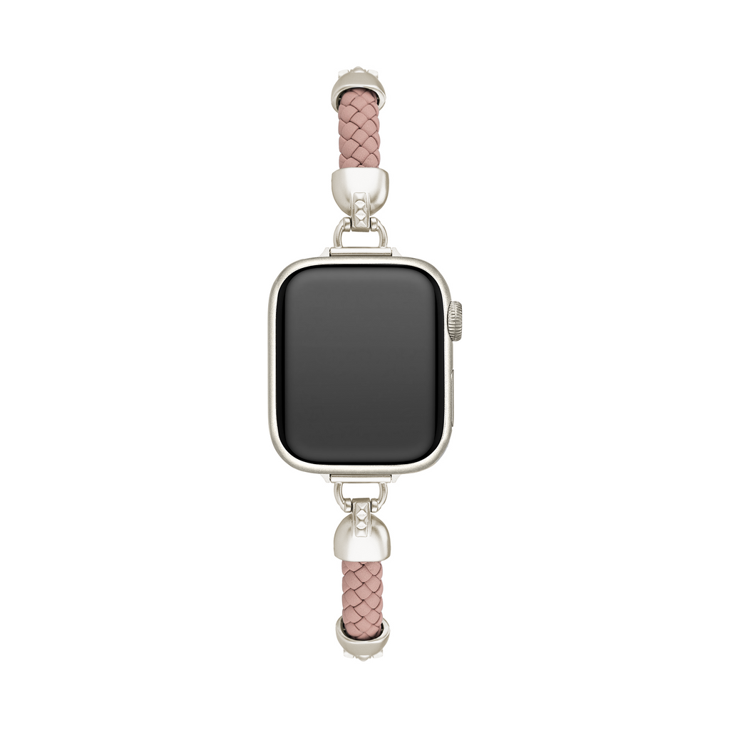 Slim Woven Metal Watch Band for Apple Watch