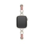Slim Woven Metal Watch Band for Apple Watch