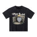 Plot Twist He Lives Christian Kid Washed T-Shirt