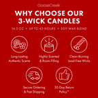 Pomegranate Cran-Apple 3-Wick Candle
