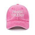Praise The Lord Christian Couple Washed Hat