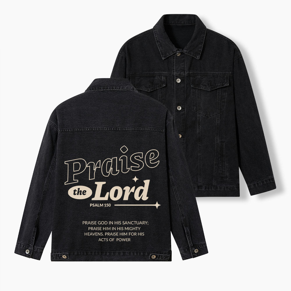 Praise The Lord Christian Denim Jacket