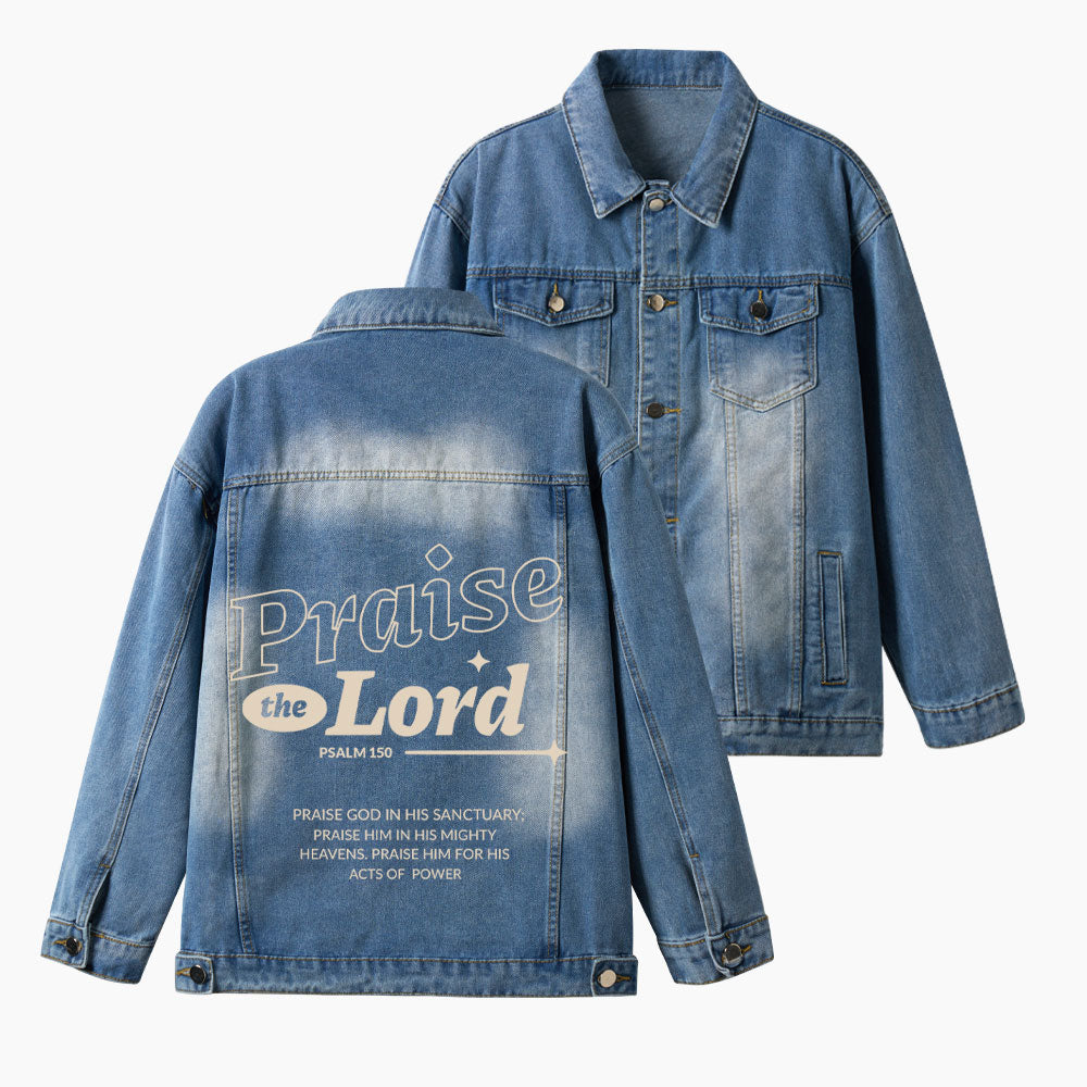 Praise The Lord Christian Denim Jacket