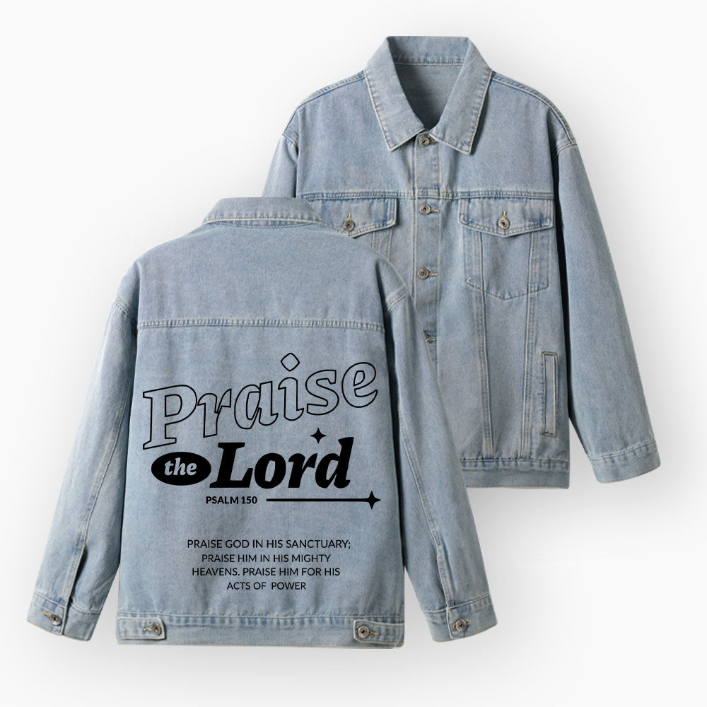 Praise The Lord Christian Denim Jacket