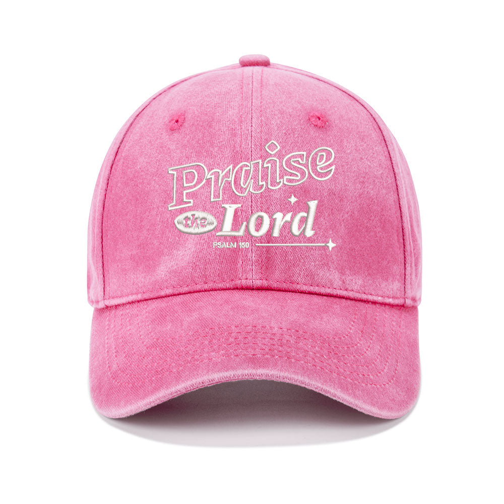 Praise The Lord Christian Washed Hat