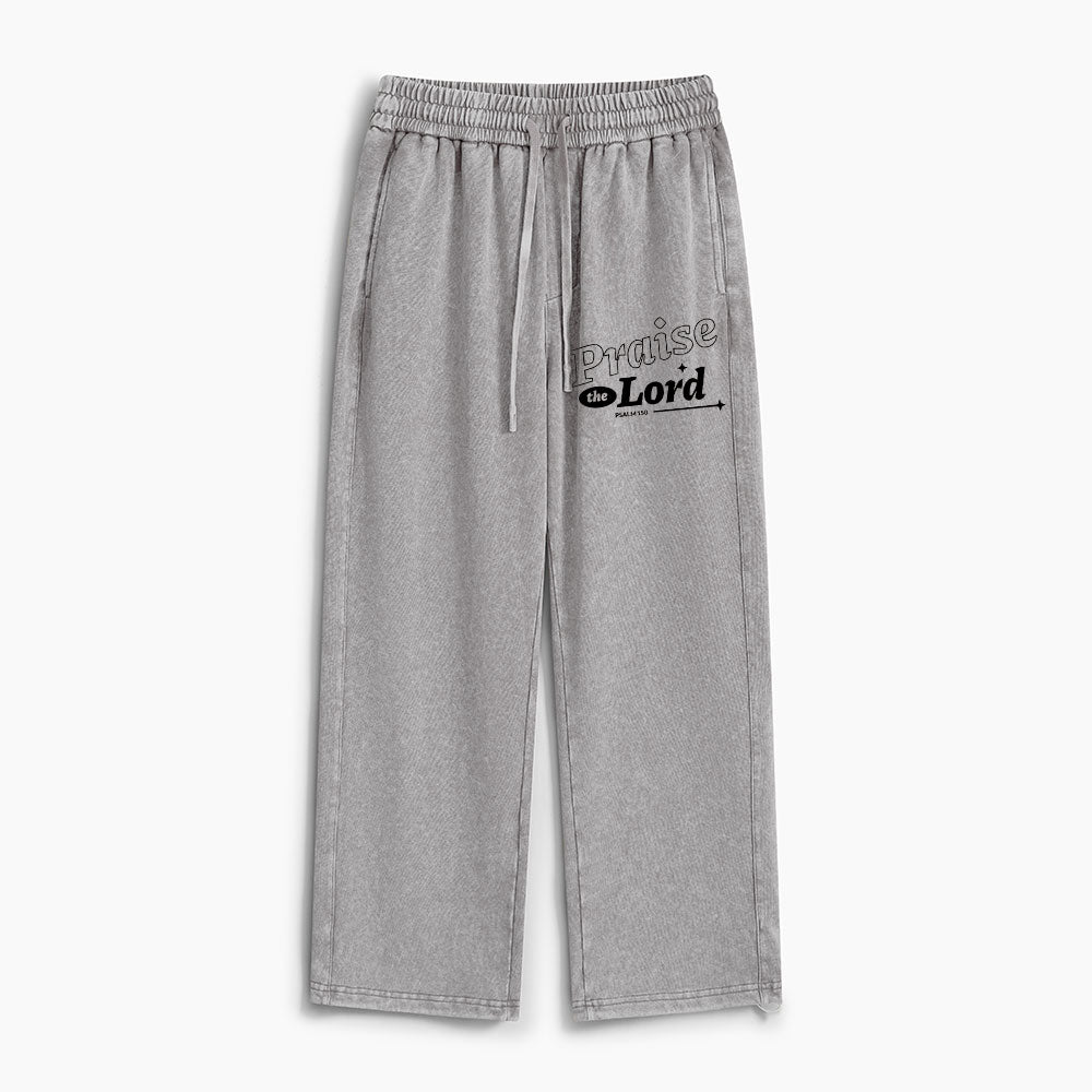 Praise The Lord Christian Washed Sweatpants