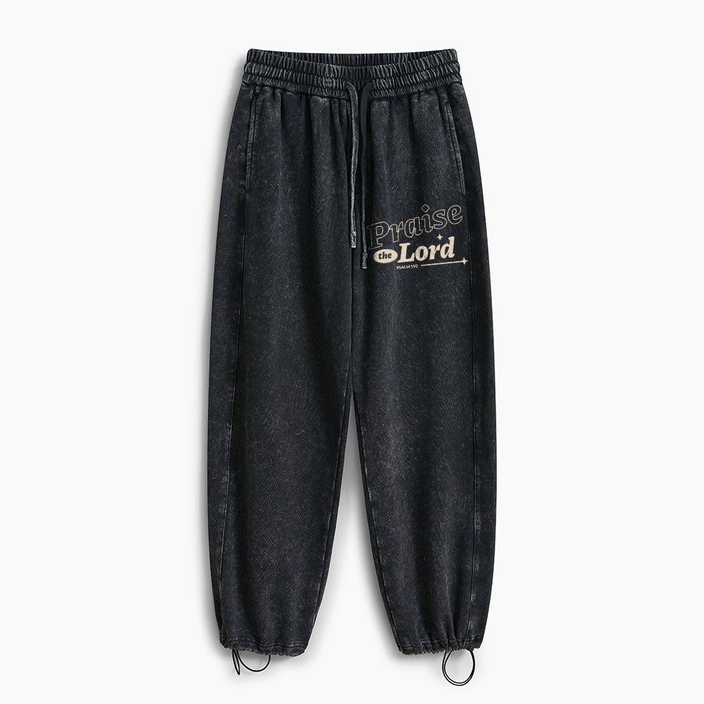 Praise The Lord Christian Washed Sweatpants