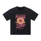 Praise The Lord Kid Washed T-Shirt