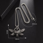 Praying Angles Cross Necklace