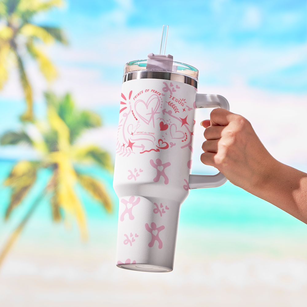 Prince Of Peace Jesus Christian 40OZ Tumbler