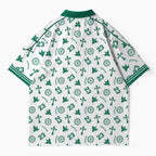 Psalm 23 Christian Buttoned Polo Jersey