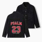 Psalm 23 Christian Denim Jacket