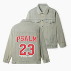 Psalm 23 Christian Denim Jacket