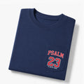 Psalm 23 Christian Unisex Pocket T-Shirt