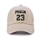 Psalm 23 Christian Washed Hat