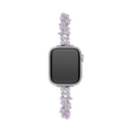 Platinum Plated Lavender Dream Watch Band for Apple Watch