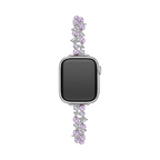 Platinum Plated Lavender Dream Watch Band for Apple Watch